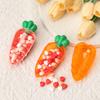 1PC Gift Box DIY Storage Party Easter Ornament Carrot Candy Box Creative Plastics Decorative Party Supplies