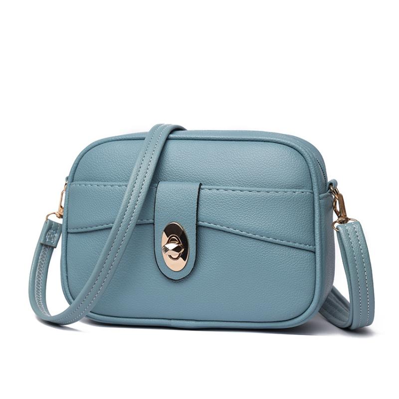 Extremely Simple Style Crossbody Small Square Bag, Solid Color, Light Luxury Women's Bag, Fashionable Mailman Bag
