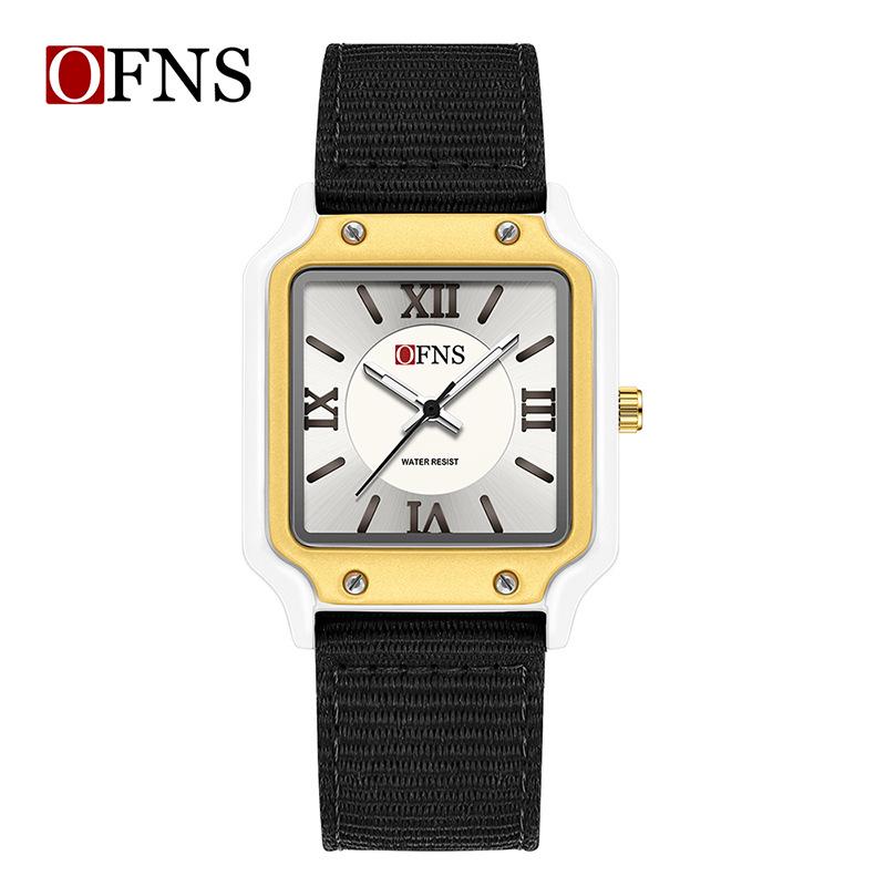 OFNS Quartz Student Watch: Waterproof, Luminous Alloy for Exams