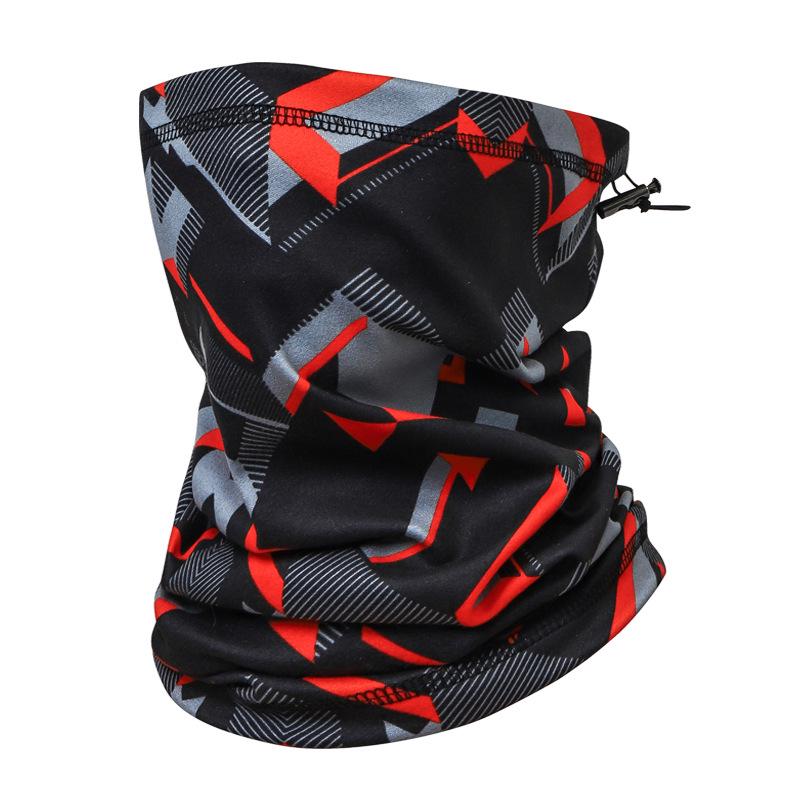 Men's Winter Cycling Face Mask: Plus Velvet Warm Ski Neck Gaiter and Magic Headband