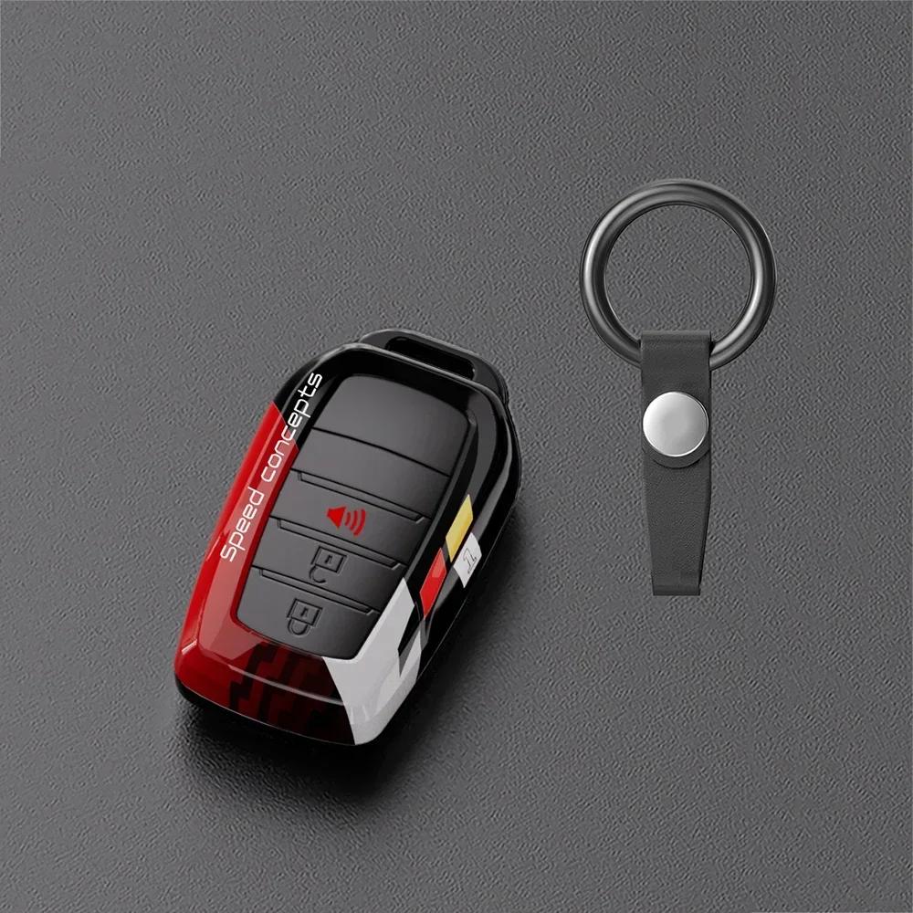 gztcv2 Car Key Case Cover Shell For Toyota Land Cruiser 200 300 Prado Crown TLK 200 Yaris Cross Hilux Innova Fortuner Camry 55