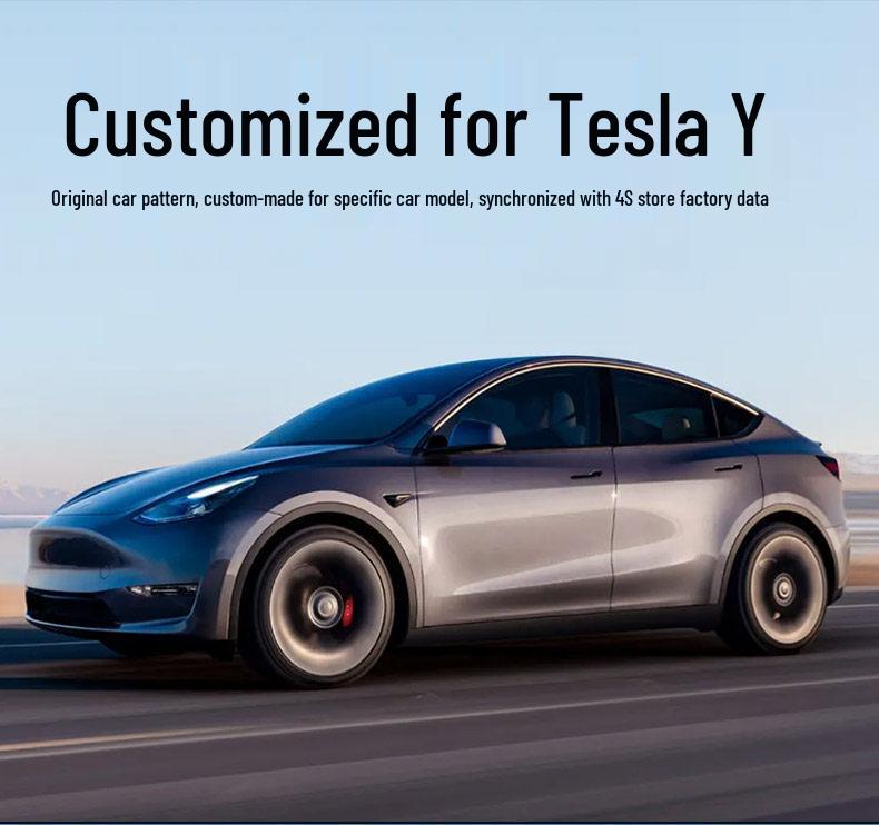 Tesla Model Y Rear Trunk Mat - Starry Sky Design
