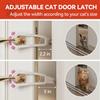 Cat Door Holder Latch Adjustable Dog Door Stopper Elastic Gate Lock Flex Latch Strap Keep Dog Out From Entering Pet Gate Supply