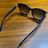 Used BALENCIAGA sunglasses blue gold hardware