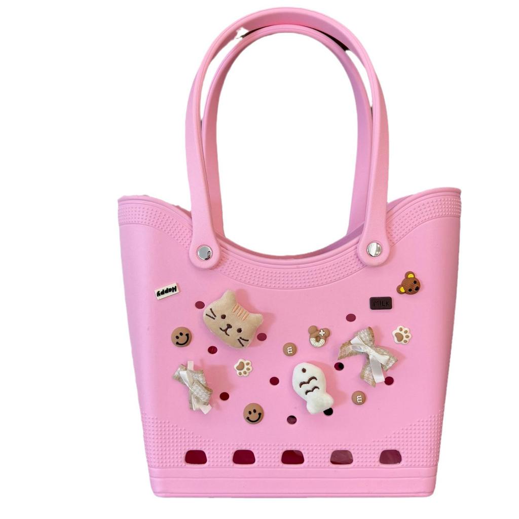 Bolso Tote de Playa Impermeable EVA - Bolso de Hombro de Gran Capacidad para Viajes y Almacenamiento