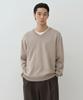Musinsa Standard Washable Supima Cotton V-Neck Knit [Mushroom]