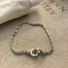 Ring Double Sophisticated Alloy Bracelet For Women Distinctive Style Accessories