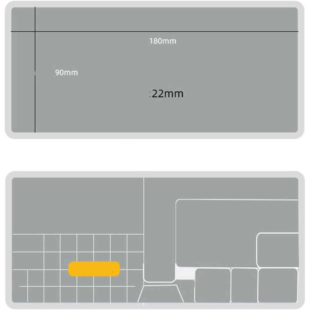 Plastic Organizer (box) for Components with Two Levels