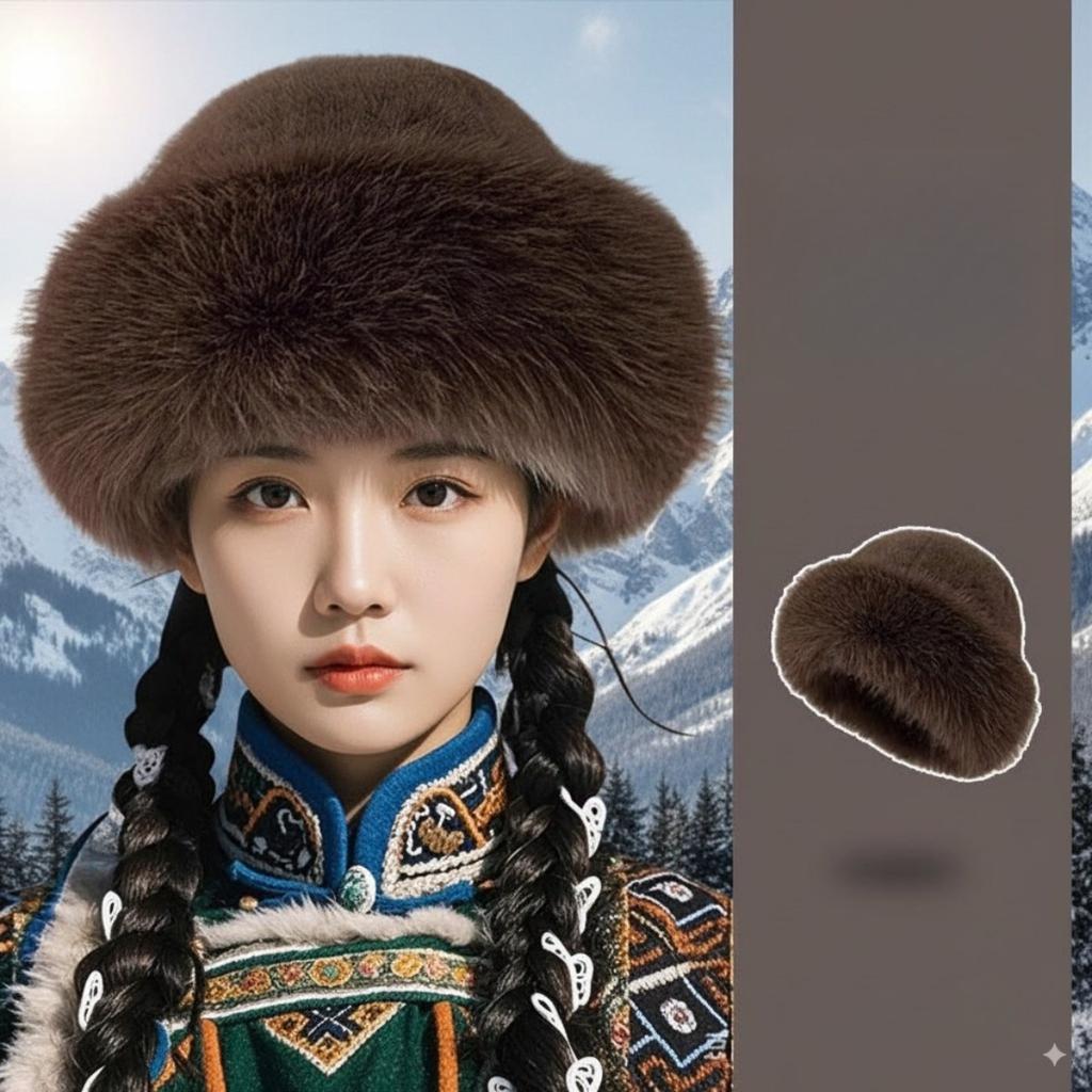 Women's Hat, Velvet, Thick, Windproof Hat, Cold Proof Hat, Warm Hat, Fisherman's Hat