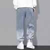 Men Fashion Denim Pants Jeans Vintage Loose Straight Leg Trousers  Plus Size