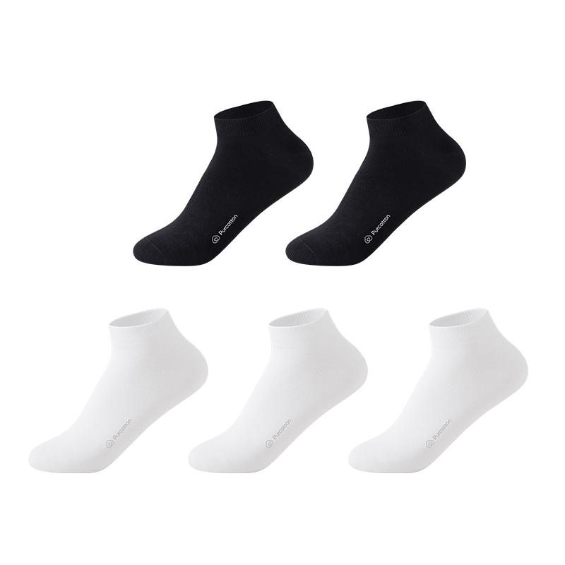 All Cotton Era Women s 5A Antibacterial Pure Cotton Socks 5-Pair Pack Short