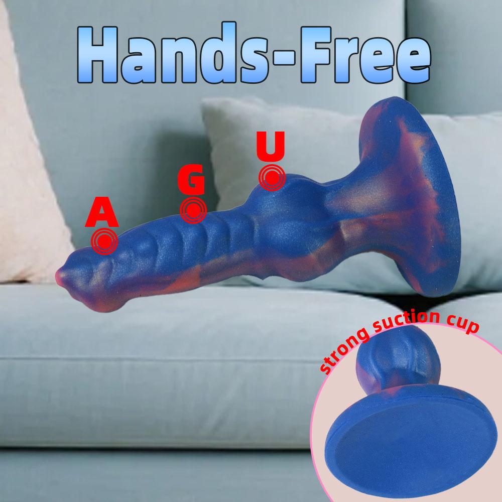 Juguete Sexual Anal de Silicona para Hombres - Sensación Realista Suave Líquida - Masajeador de Próstata y Tapón Anal - Juguete para Adultos de Principiante a Avanzado