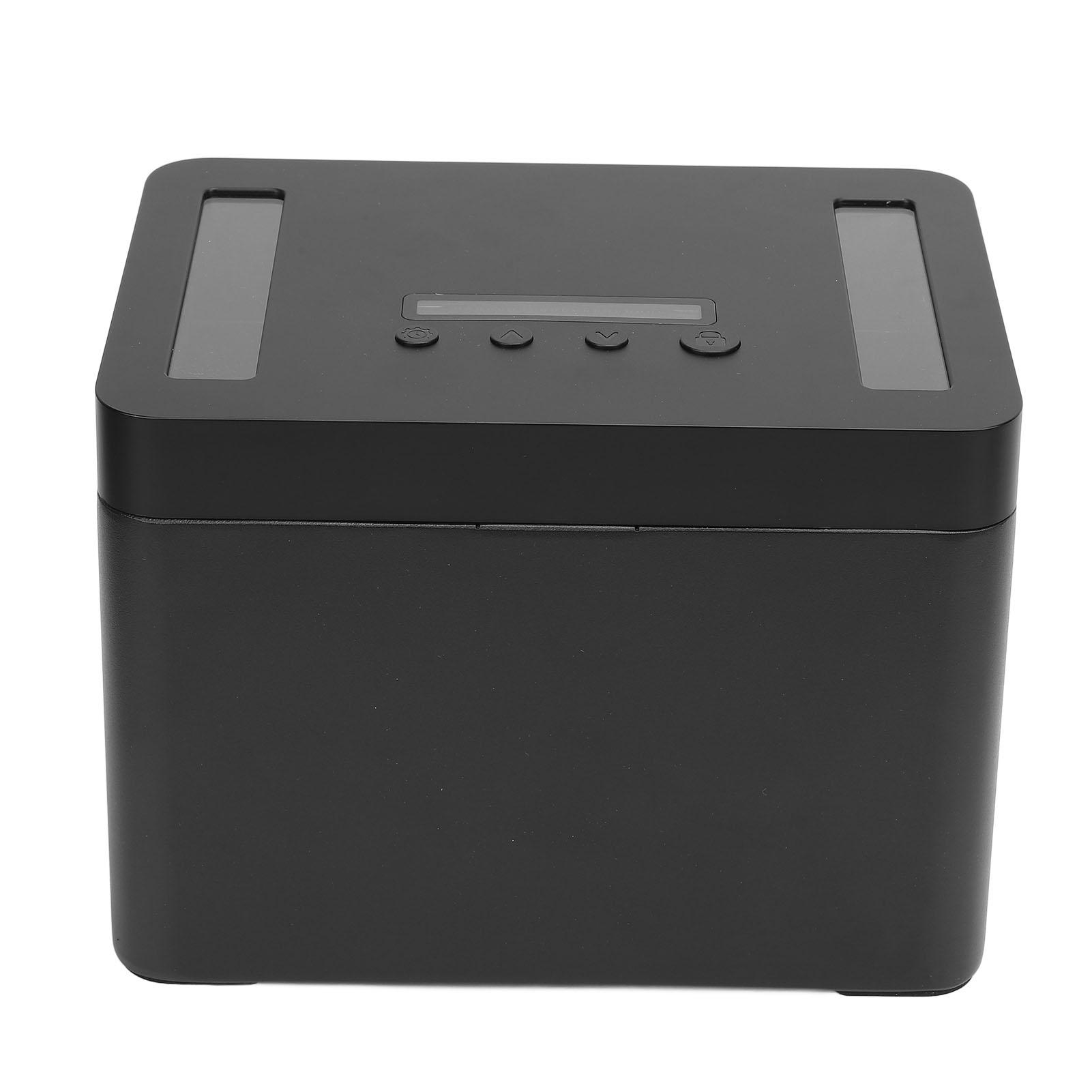 

Ящик для хранения телефона с замком и таймером из алюминиевого сплава для изучения управления временем M черный