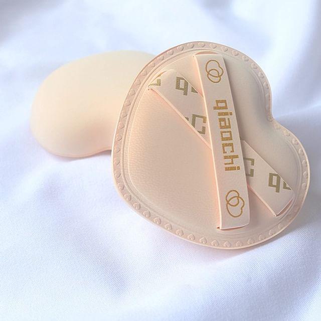 Sweetpourin - Пуховка-сердечко Heart - Milky White