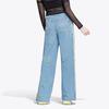 Adidas Originals Denim Track Pants With Stripes Women Bottoms Blue FL4153