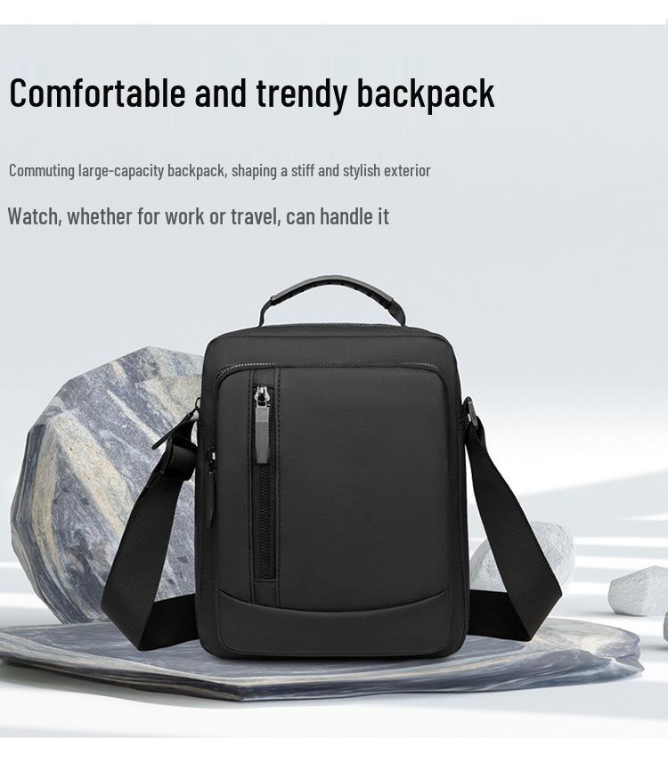 Men's Crossbody Shoulder Bag - Casual & Versatile Travel Backpack