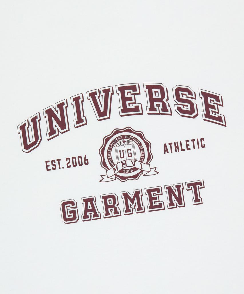 Yunibeoseugameonteu Ug Symbol Logo Print T-Shirt_White