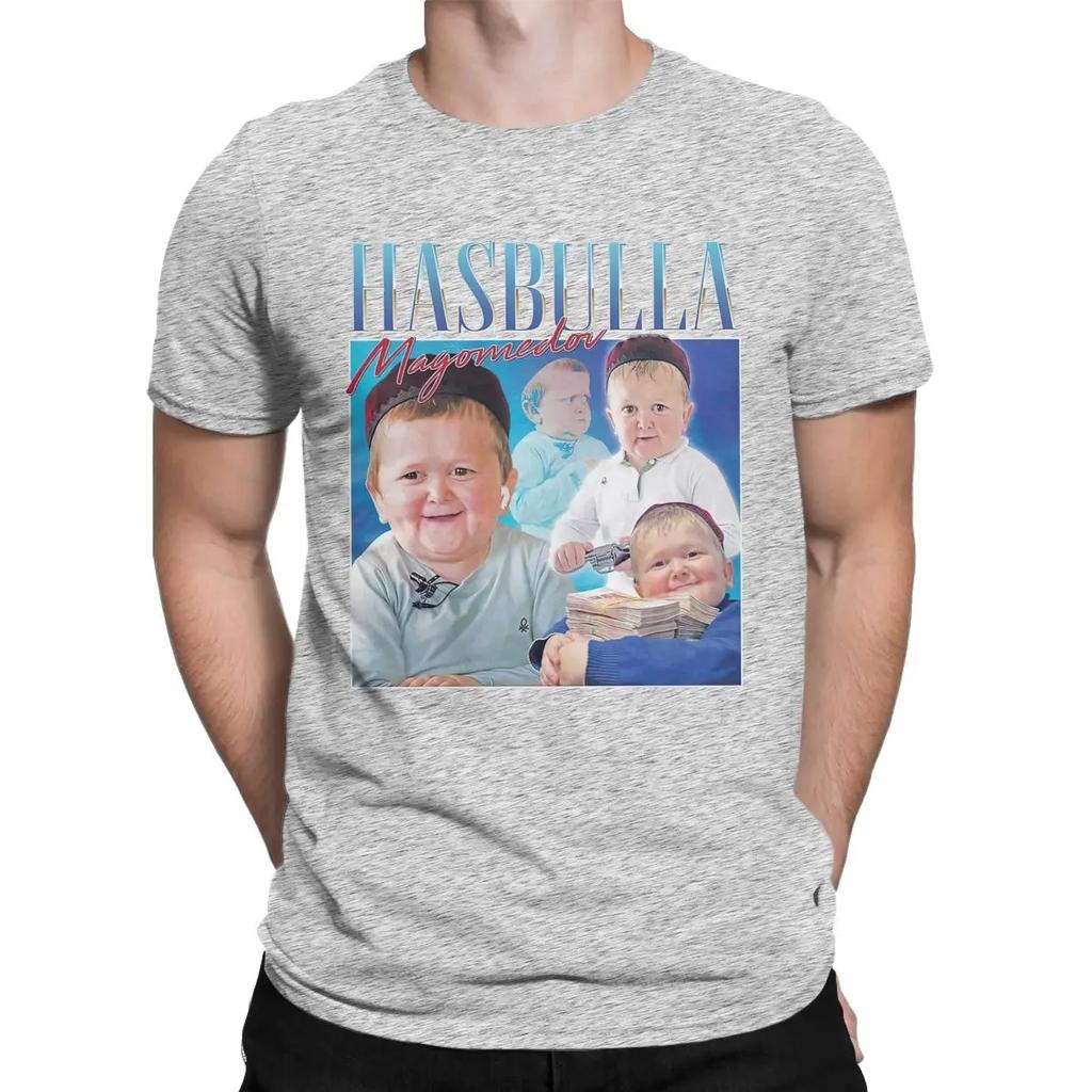 Fashion Hasbulla Magomedov Homage Khabib T-Shirts Men Crew Neck Cotton T Shirts Short Sleeve Tee Shirt Gift Clothes