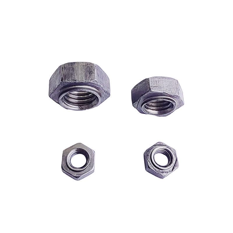 Hexagonal Carbon Steel Welding Nut, Natural Color, M4-M16