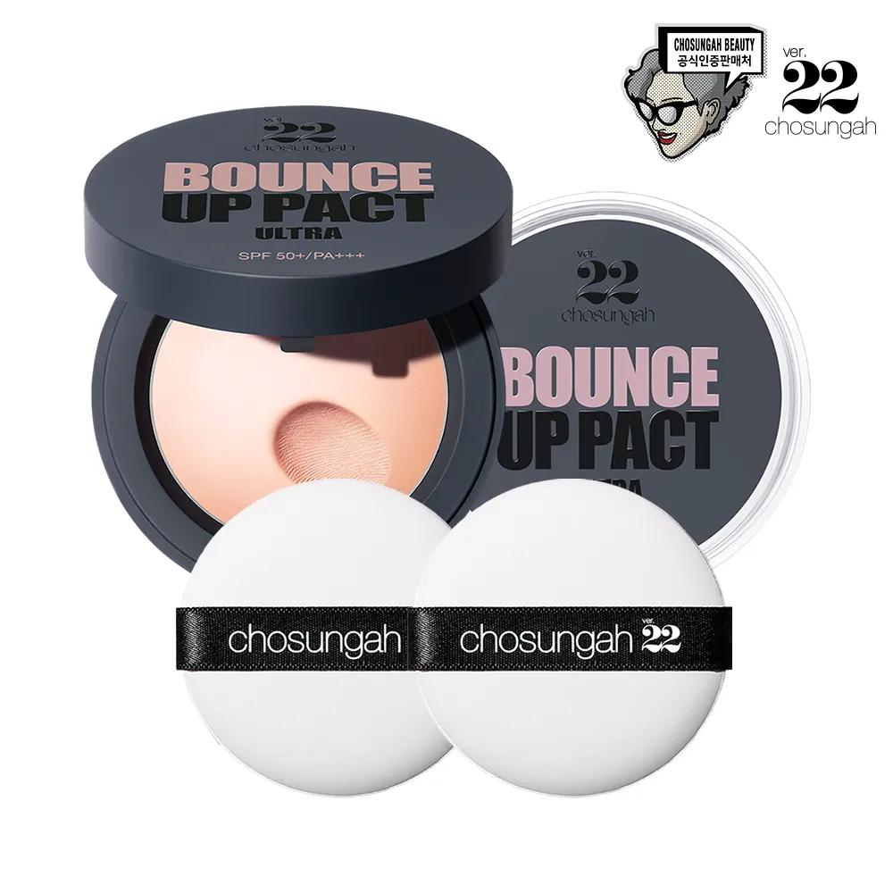 Cho Sung Ah Bounce Up Pact Ultra Foundation (Main Product + Refill) No. 1 Light Beige