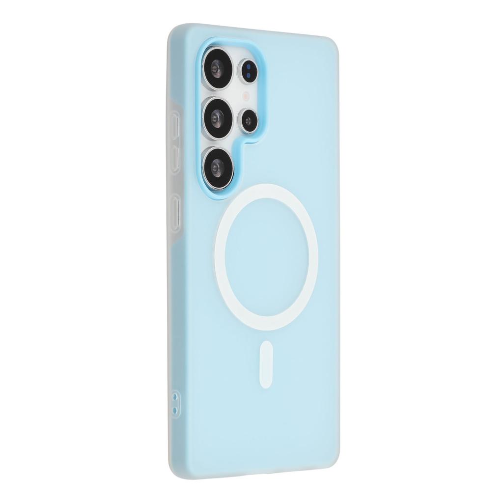 For Samsung Galaxy S24 Ultra Magnetic Case PC + TPU Frosted Phone Cover