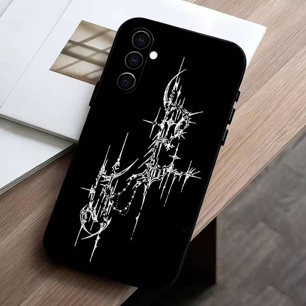 Cyber Sigil Cross   Phone Case For Samsung Galaxy A73,A72,A71,A70,A53,A52,A51,Others Soft Black Cover