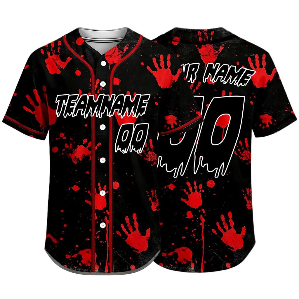 Unisex Halloween DIY Custom Baseball for Men, Women & Kids Sports Top Costume