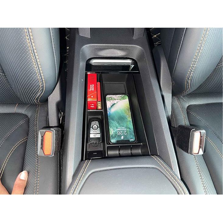 Car Armrest Storage Box for Ford Mustang Mach-E  2022 Central Control Organizer Container Stowing Tidying Interior