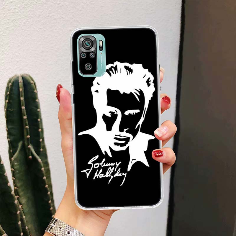 Johnny Hallyday Musik Für Xiaomi Redmi Note 14 13 12 11 Pro Plus Handyhülle 14S 12S 11S 11E 11T 10S 10 9S Fundas Hülle Coque Nicht