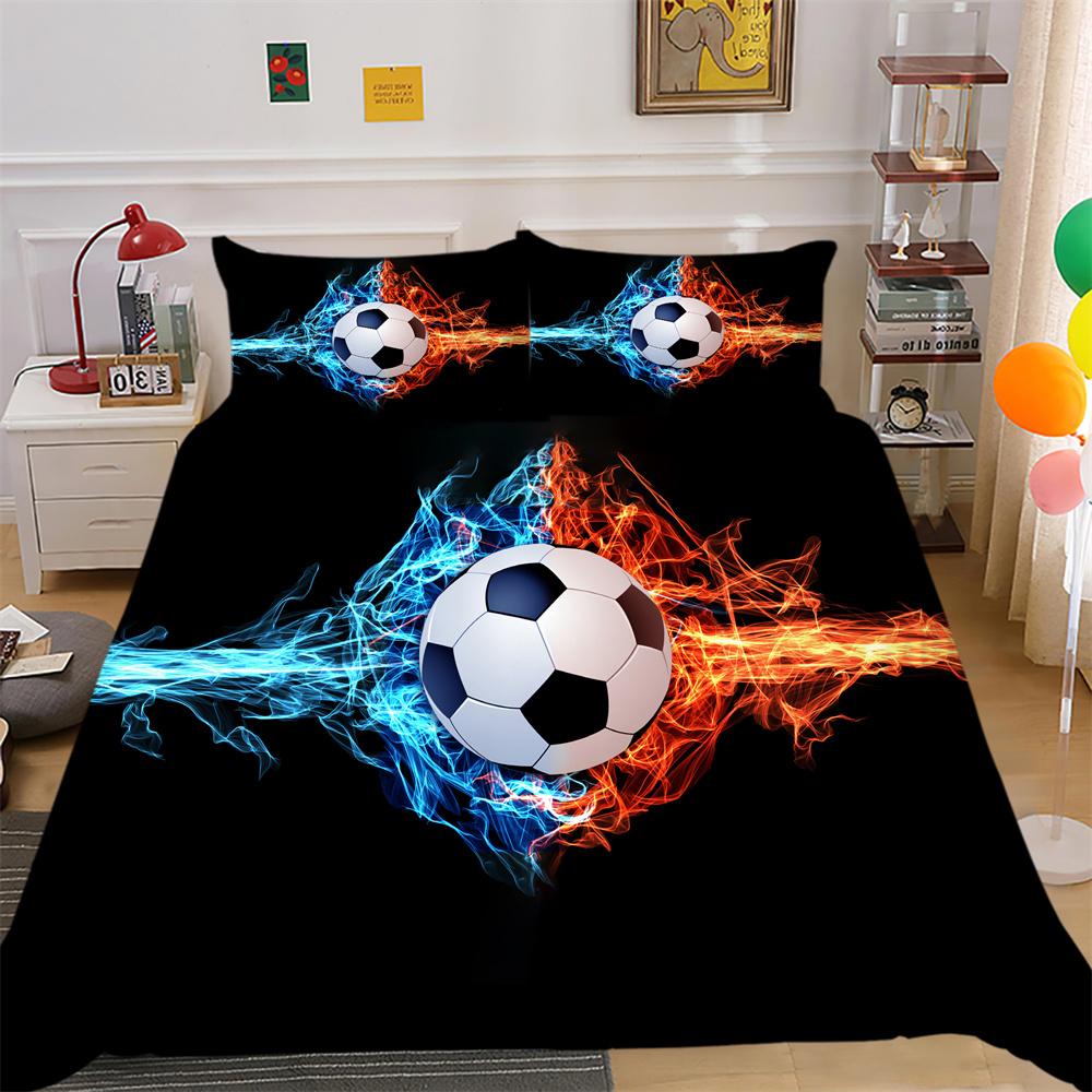 Pościel z nadrukiem w kulki Pokrowiec w pełnym rozmiarze Pościel dla chłopca Projekt Wysokiej klasy poliestrowa, fajna pościel do domu