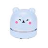 Round Battery Operated Cartoon Desktop Vacuum for Eraser Crumbs
