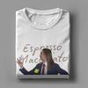 Tommy Cash Espresso T Shirts Men Cotton Novelty T-Shirt O Neck Macchiato Eurovisions 2025 Tees Short Sleeve Tops Graphic Printed