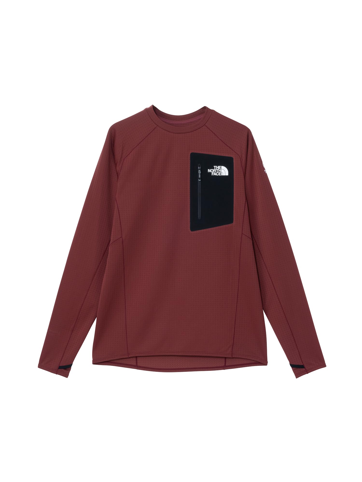 

North Long Sleeve Cut and Sew Long Expedition Dry Dot Crew Unisex Adult Smack WL [The Face] T-Shirt