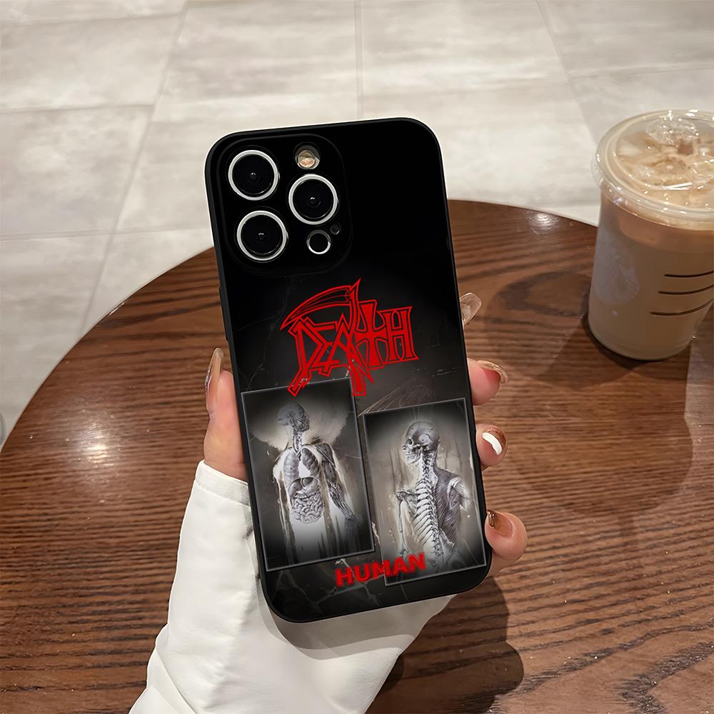 Death Metal Band Phone Case For 17 Pro Max Iphone 14 16 Pro Max 12 15 Plus 13 Pro 11 Xr X Xs Back Cover