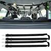 2Pcs Adjustable Vehicle Mounted Fishing Rod Rack Fixed Belt Hook and Loop 7?Hole Polyester