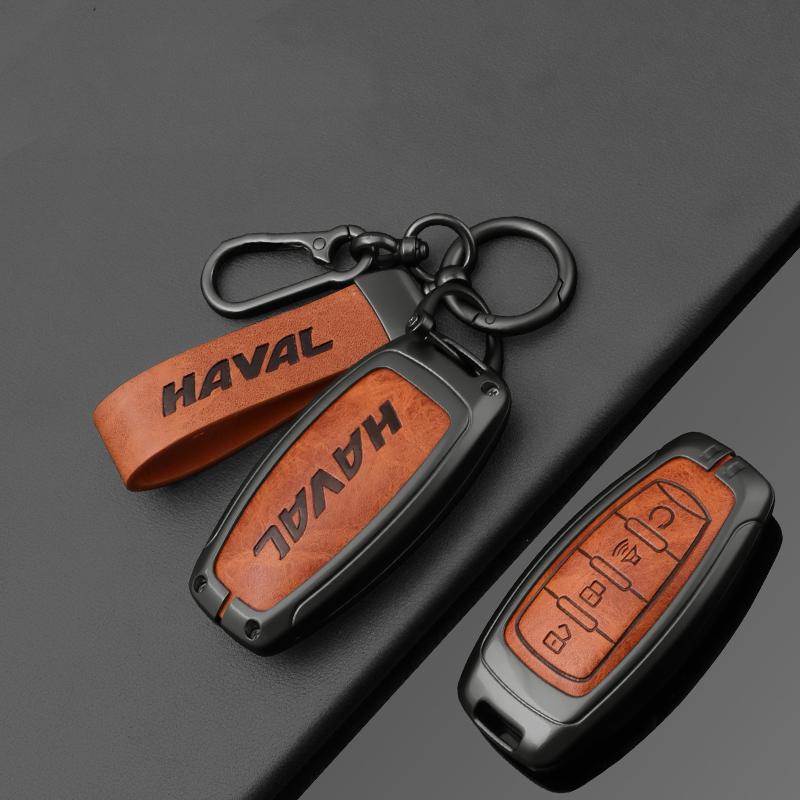 Zinc Alloy Car Key Case Protector Cover for Great Wall Haval Jolion 2022 H6 H7 H4 H9 F5 F7 F7X F7H H2S GMW Dargo Accessories