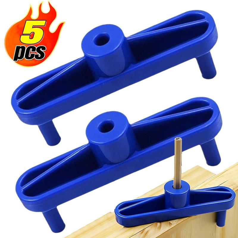 5/1PCS Center Marking Woodworking Scriber Tools Plastic Marking Wood Locator Center Line Layout and Woodworking Measurement