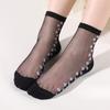 Women's Spring and Summer Fashion Breathable Transparent Crystal Silk Stockings