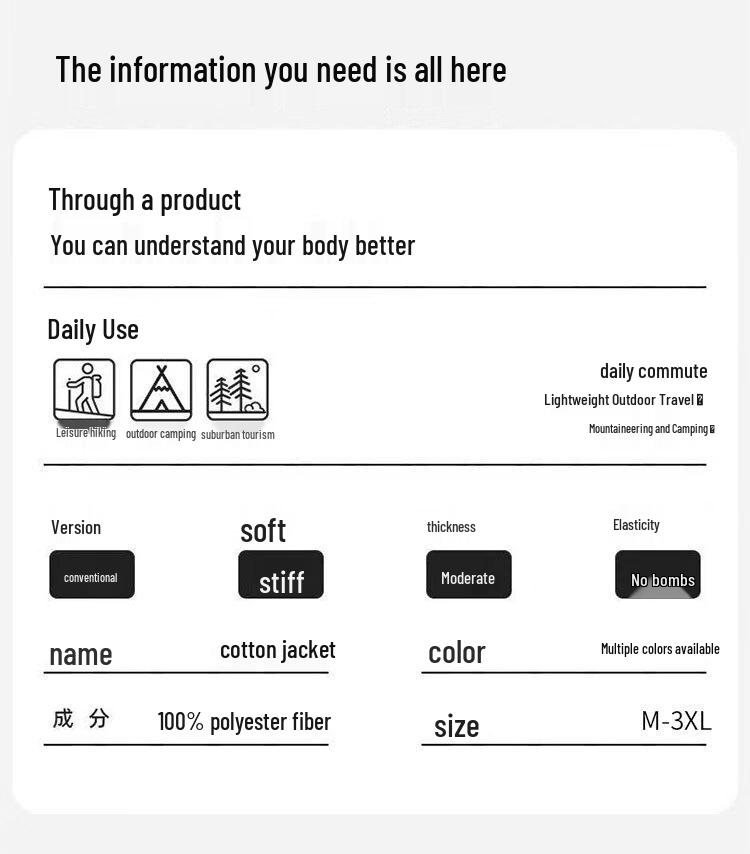 JEEP Men's Hooded Padded Casual Outdoor Jacket