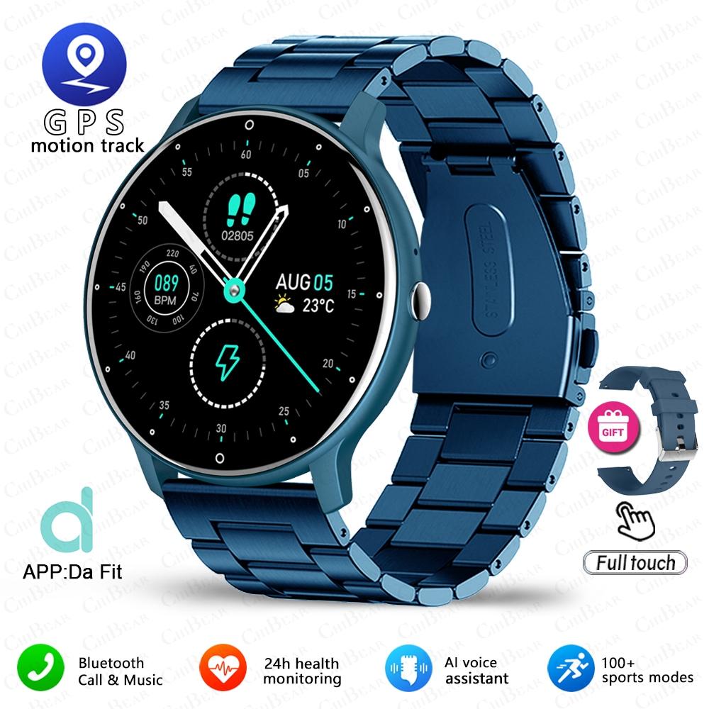 New Bluetooth Call Smart Watch Women Custom Dial Steel Watches Sports Fitness Tracker Heart Rate Smartwatch For Android IOS