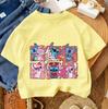 Daily Casual Kids T Shirt Stitch Fashion Cartoon Print For Boys Girls Summer Street Style Outfit