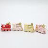4PCS/Box Small Car Train Christmas Gifts Boxes Pendant DIY Crafts Painted Christmas Decorations