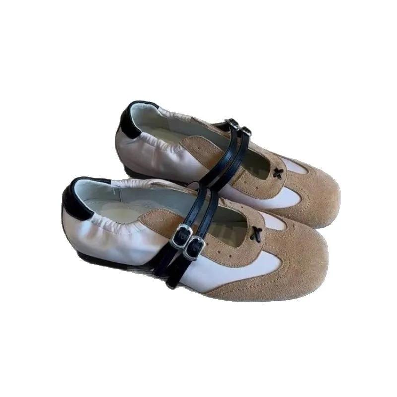 Fashion Flats Women's Sports Shoes Fashion Sneakers Casual Shallow Loafers Shoes 2025 Summer Walking Ballet Trend Sneakers Women