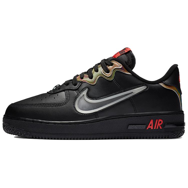 

Nike Air Force 1 React Black Glow Habanero Red CN9838-001 41