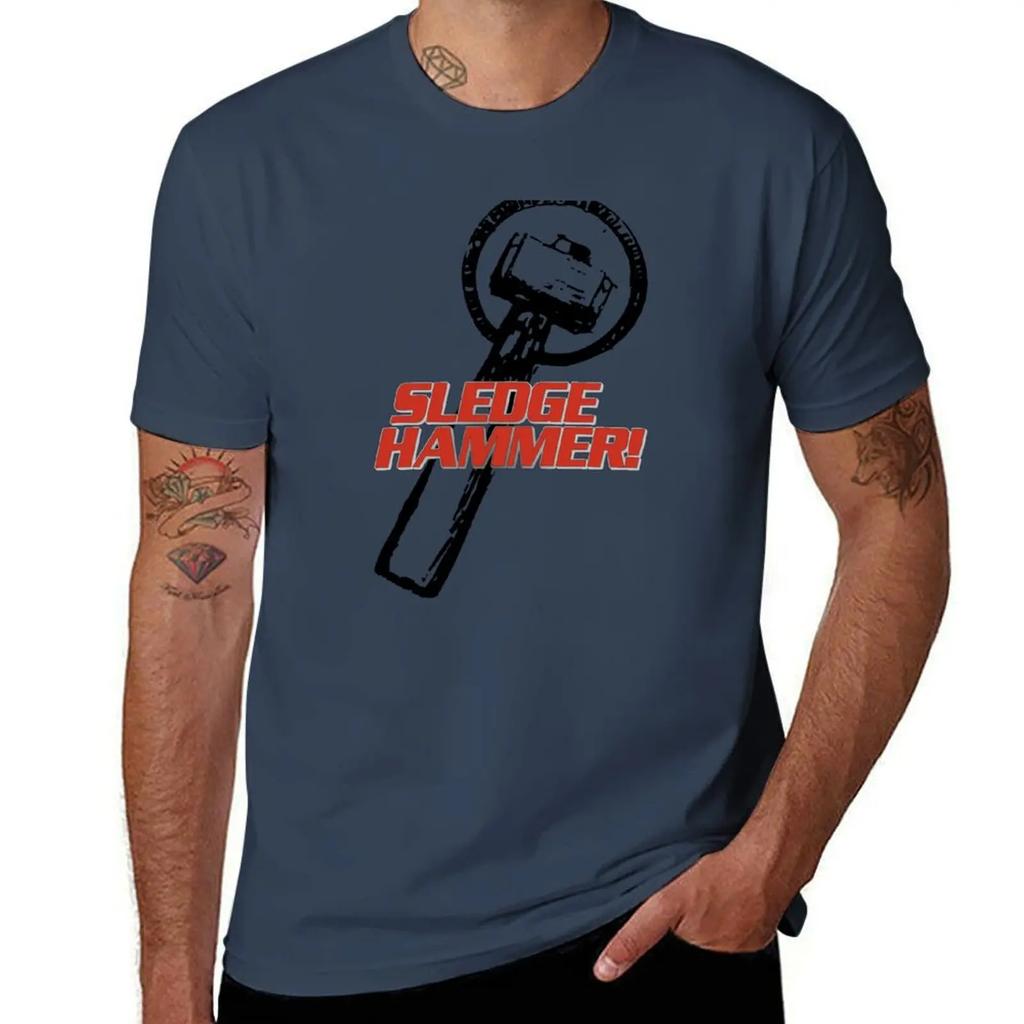 Sledge Hammer! T-Shirt Essential T Shirt Anime Tshirt Oversized T Shirt New Edition Compression Shirt Men
