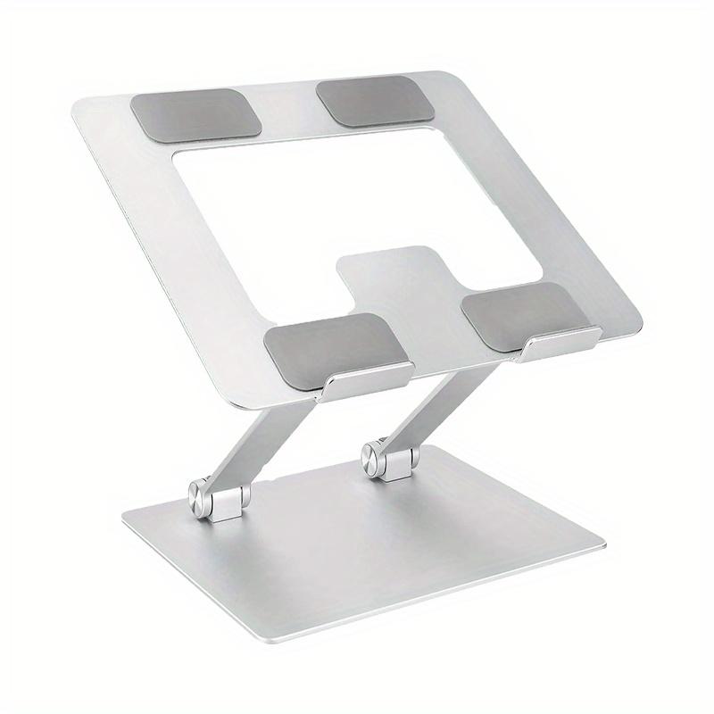 

1pc Ergonomic and Foldable Laptop Stand for Desk, Adjustable Riser, Fits all Laptops and Notebooks up to 17.3 Inch срібний