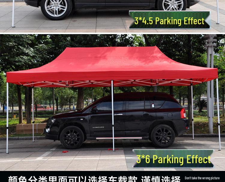 Foldable 3x3 Semi-Automatic Outdoor Tent: Sunshade, Rain Shelter, Customizable Exhibition Stall Umbrella