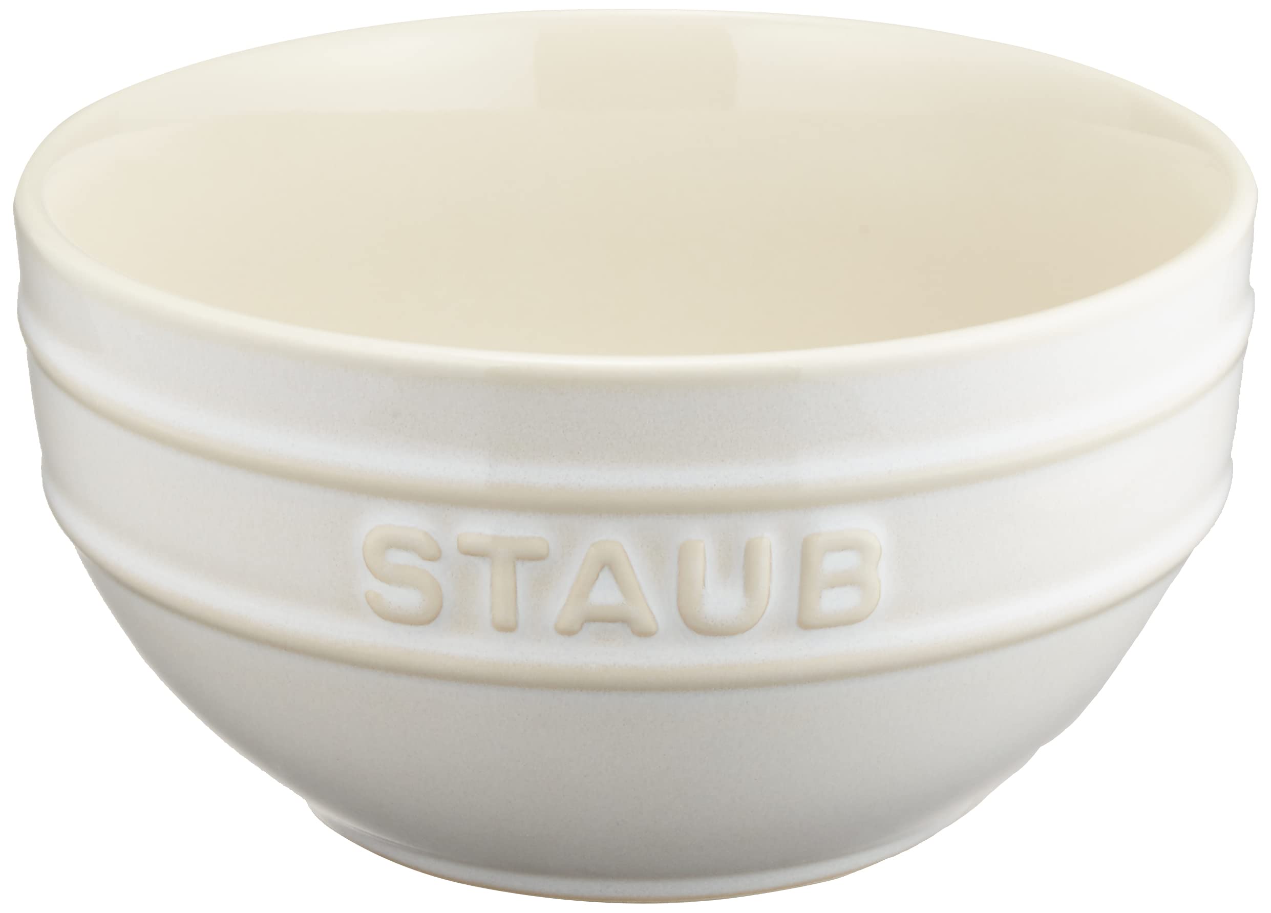 

Staub Ivory Bowl, 14cm Ceramic Bowl, Microwave Safe [Official Japanese Product] Vintage Colors 40511-861