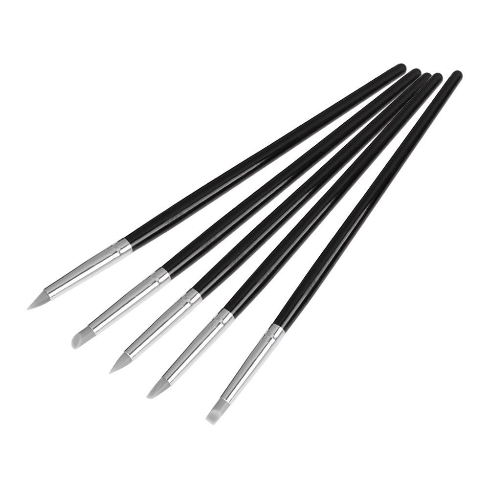 Modelling Craft Carving Wood Handle Nail Art Clay Shaper Sculpting Pottery Tool Silicone Pen