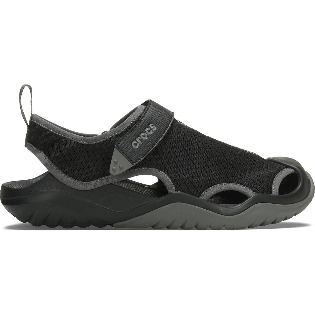 Swiftwater Mesh Deck Sandals for 27 cm [CROCS] Men, Black,